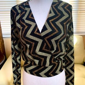 Shiny glittery blouse